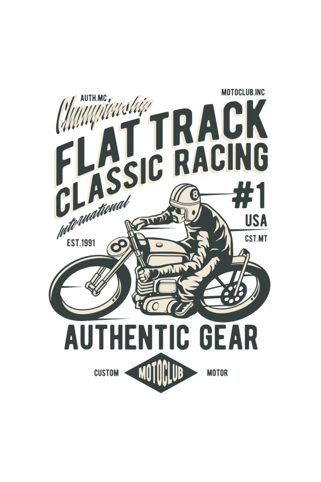 Bike Quote Round Neck T-shirt