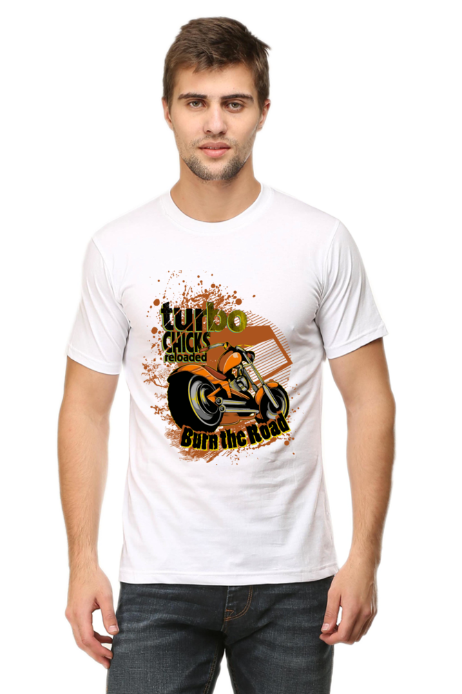 Bike Quote Round Neck T-shirt