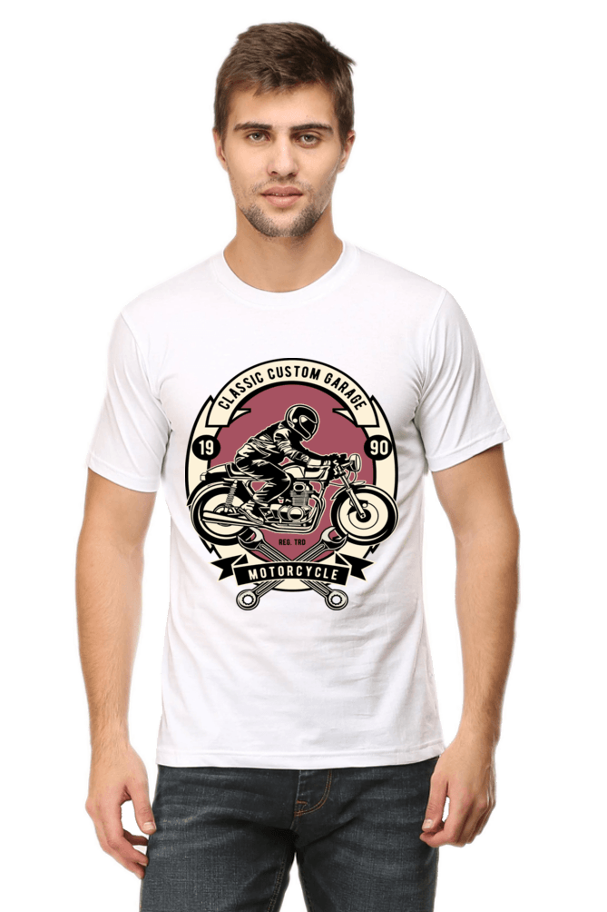 Bike Quote Round Neck T-shirt