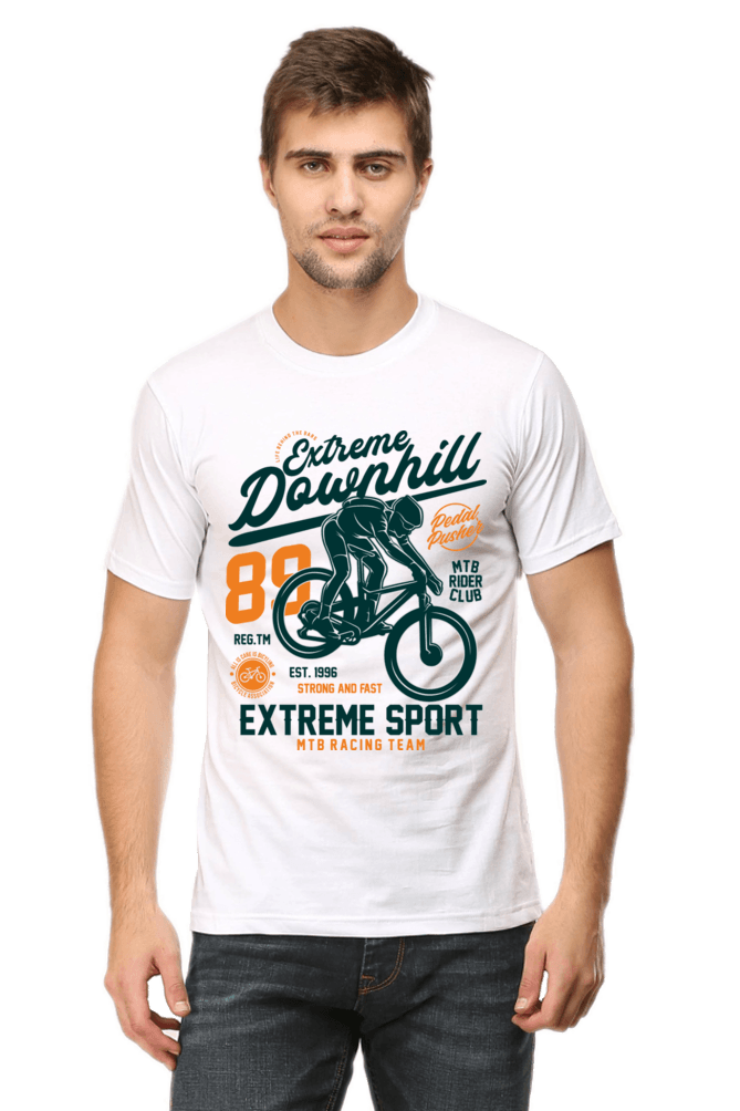 Bike Quote Round Neck T-shirt