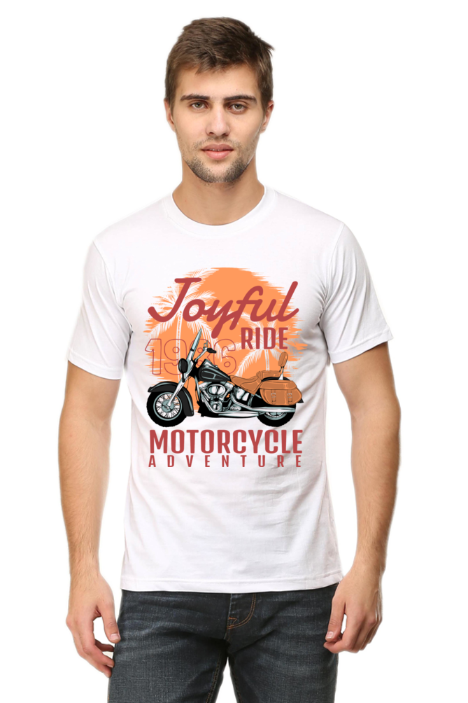 Bike Quote Round Neck T-shirt