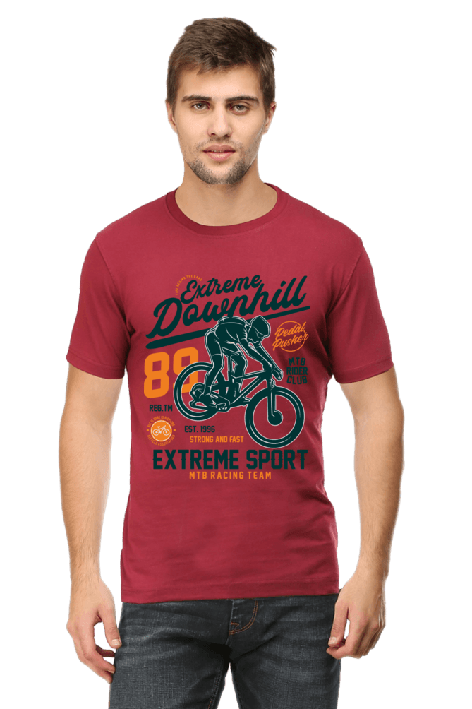 Bike Quote Round Neck T-shirt