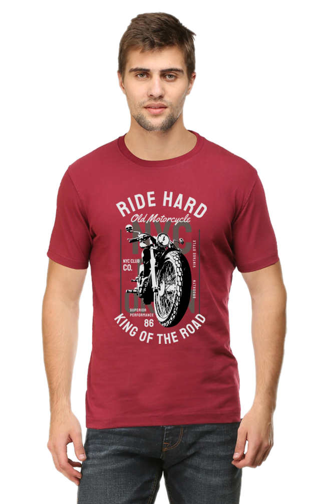 Bike Quote Round Neck T-shirt
