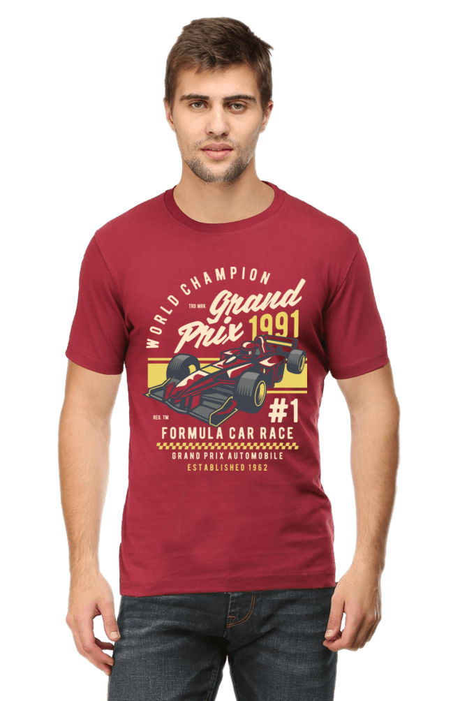 Bike Quote Round Neck T-shirt