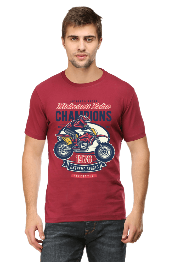 Bike Quote Round Neck T-shirt