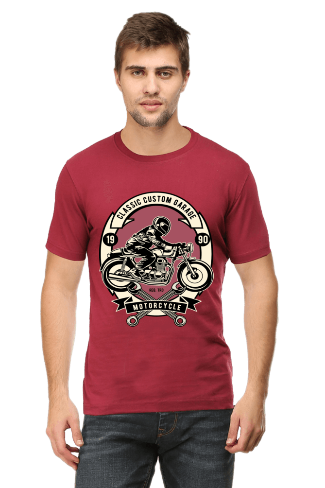 Bike Quote Round Neck T-shirt