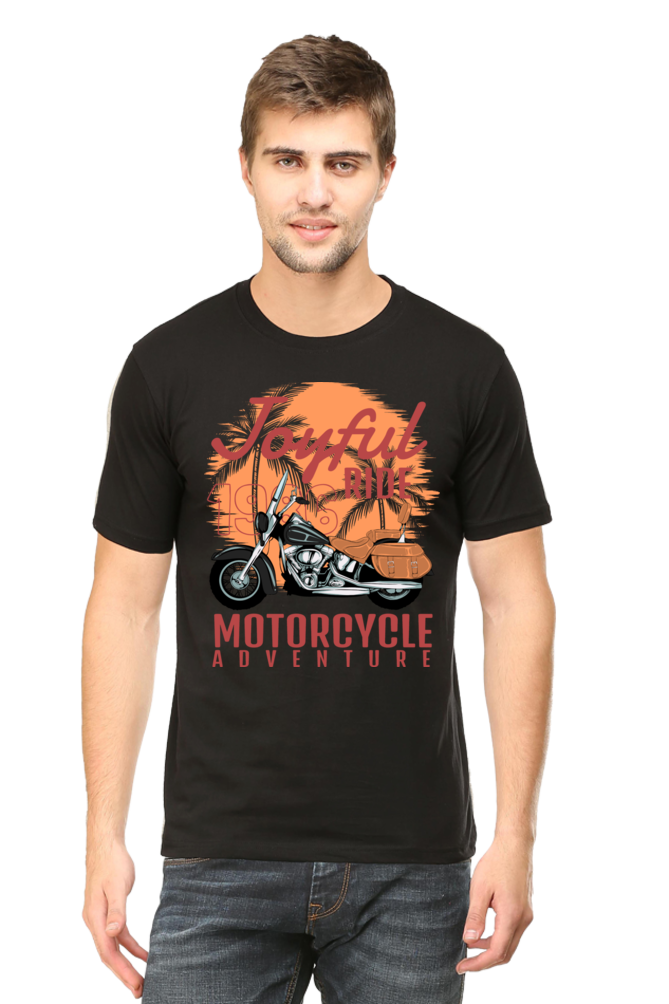 Bike Quote Round Neck T-shirt