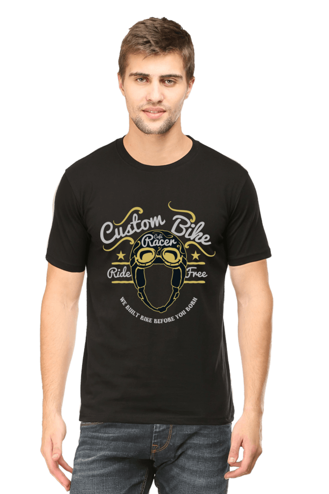 Bike Quote Round Neck T-shirt