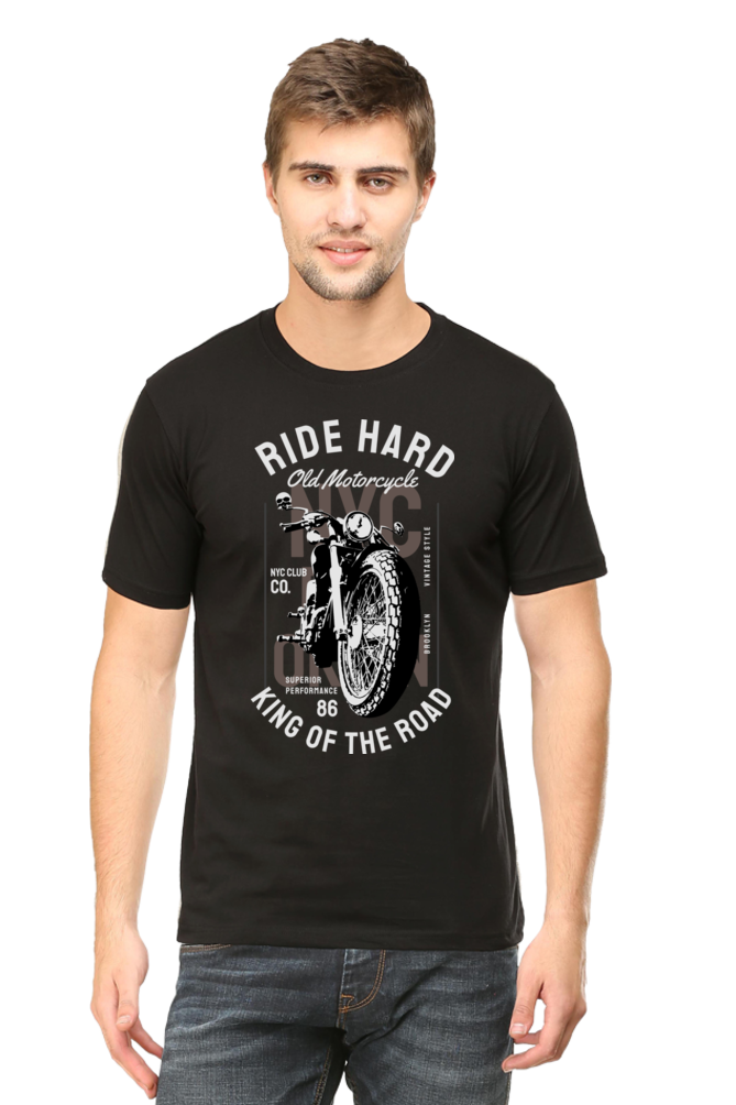 Bike Quote Round Neck T-shirt