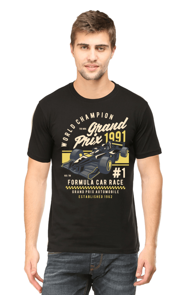 Bike Quote Round Neck T-shirt