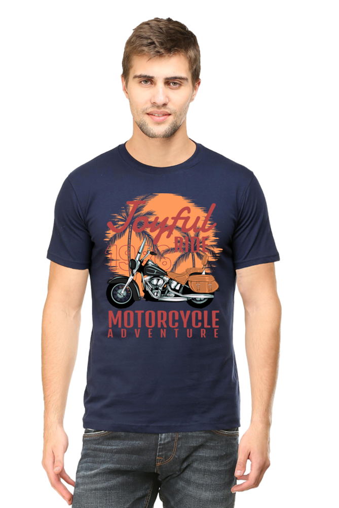 Bike Quote Round Neck T-shirt