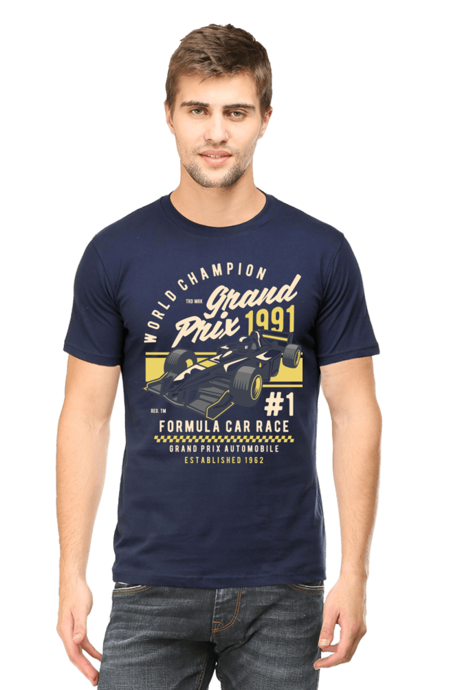 Bike Quote Round Neck T-shirt