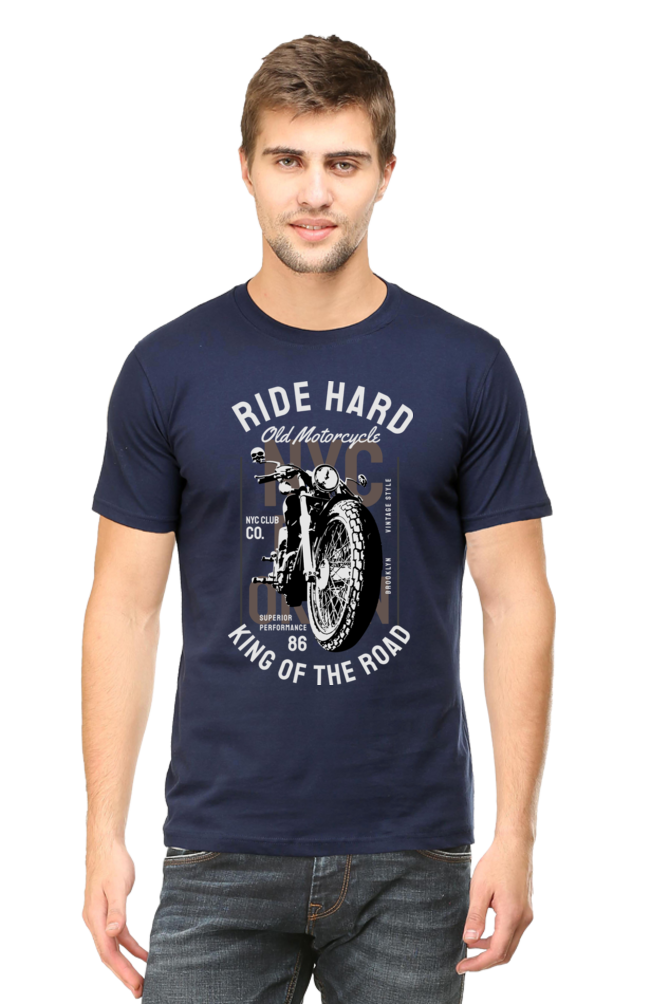 Bike Quote Round Neck T-shirt