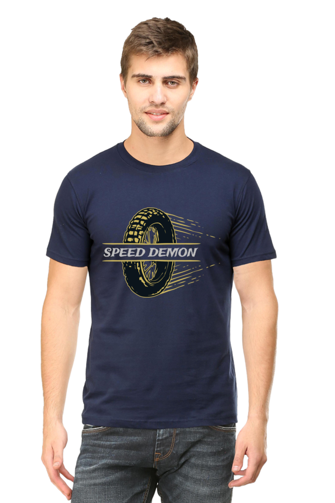 Bike Quote Round Neck T-shirt