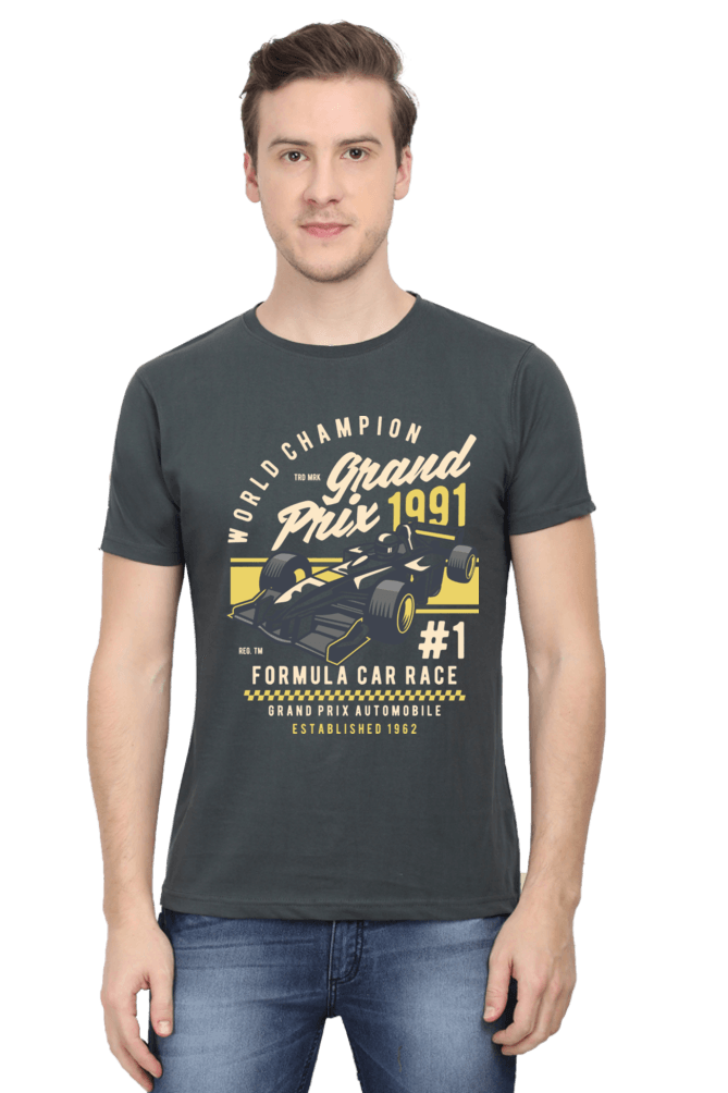 Bike Quote Round Neck T-shirt