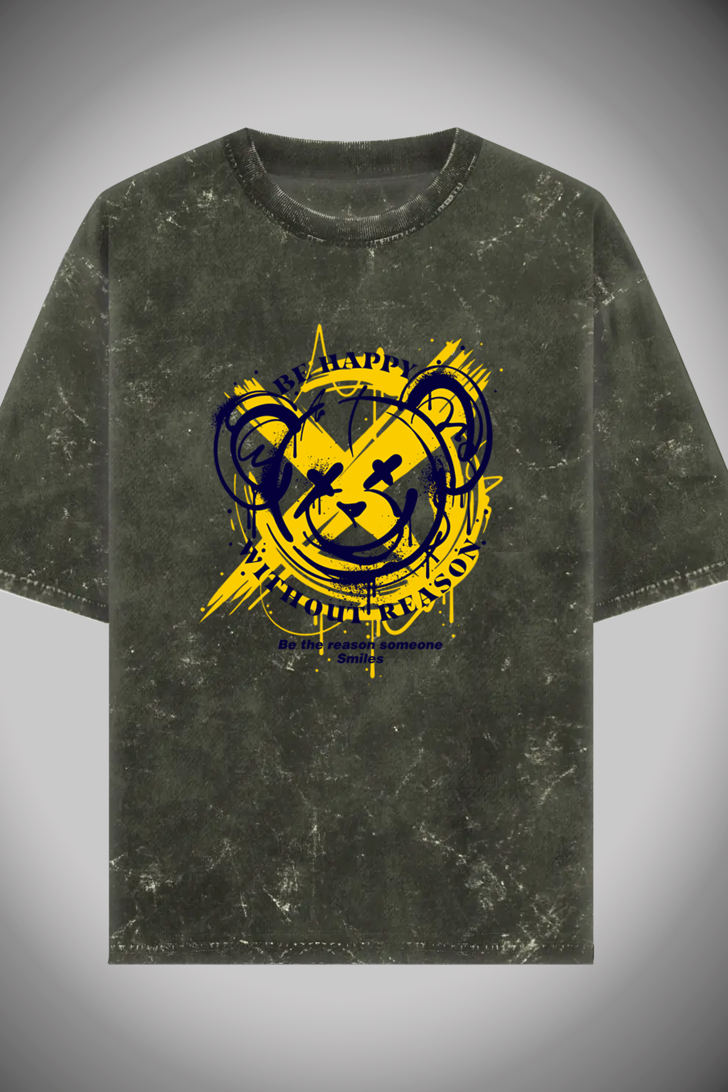 Streetwear Acid Wash Oversized T-shirt