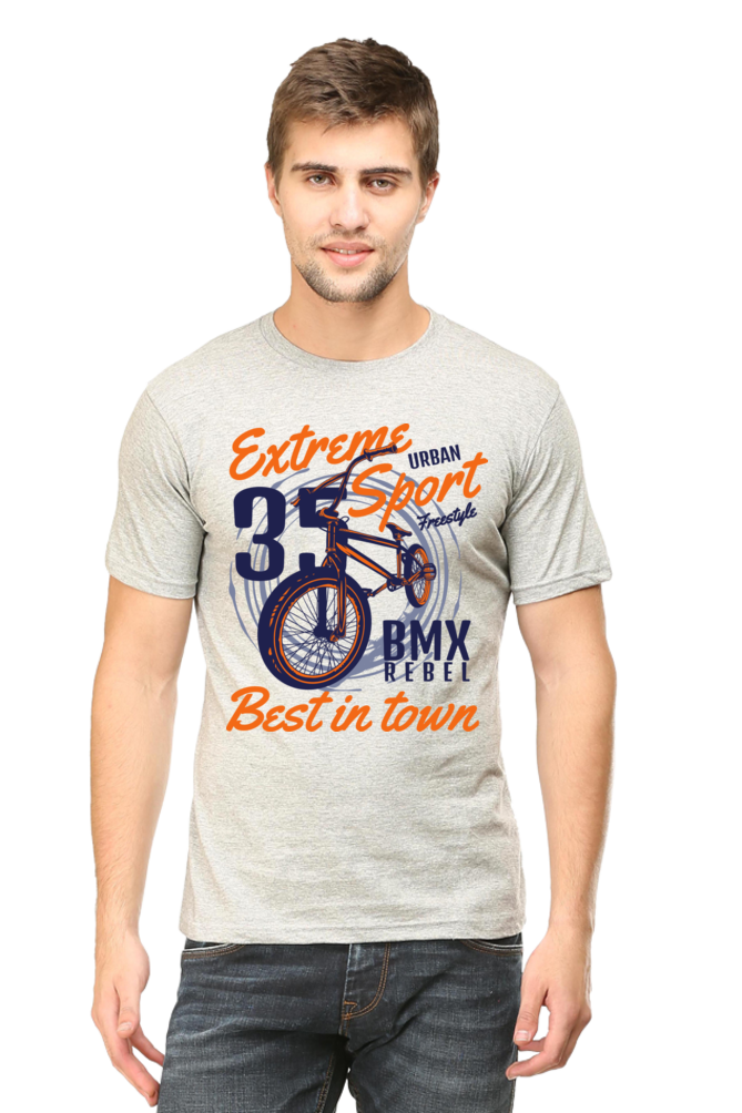 Bike Quote Round Neck T-shirt