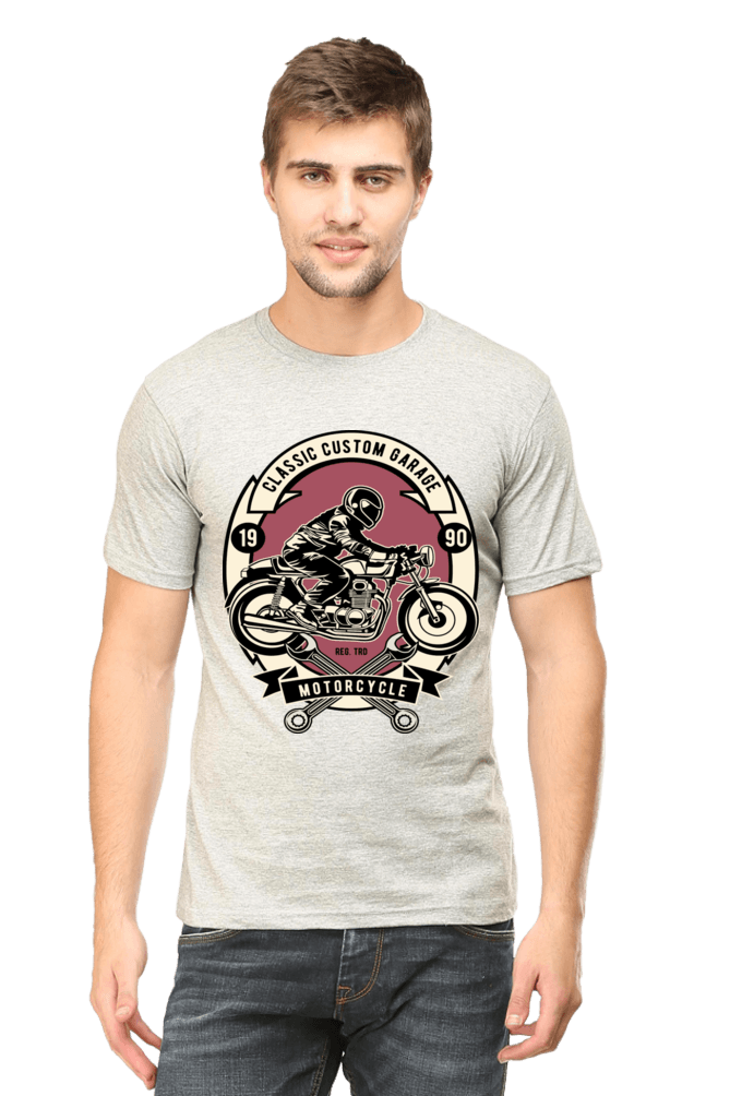 Bike Quote Round Neck T-shirt