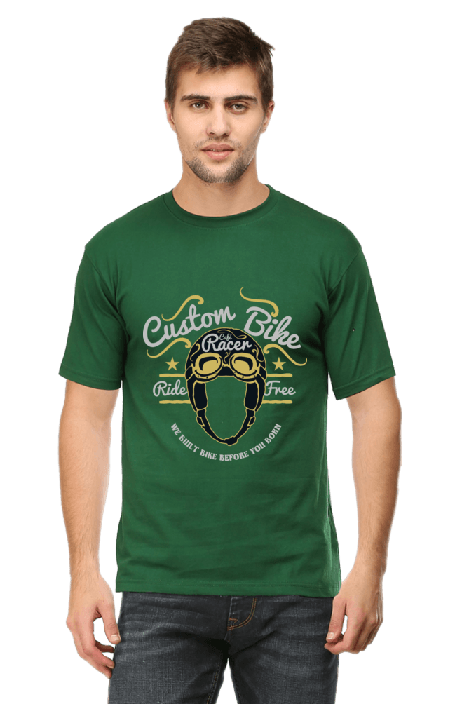 Bike Quote Round Neck T-shirt