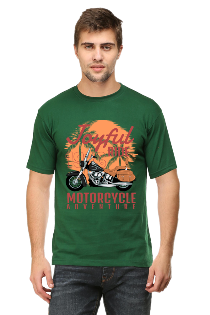 Bike Quote Round Neck T-shirt