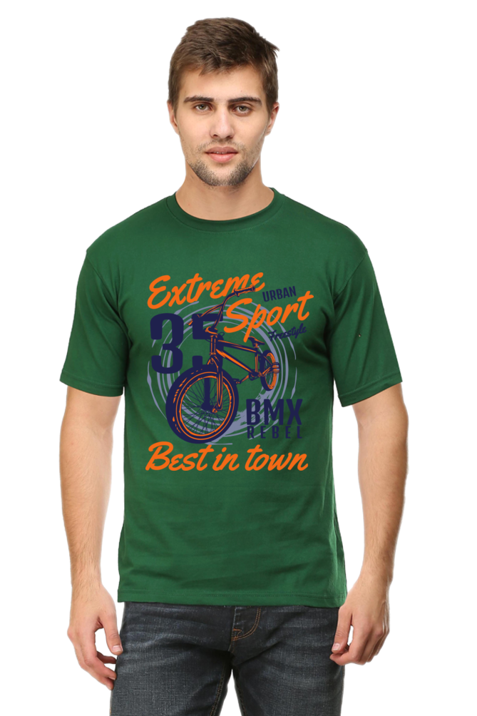 Bike Quote Round Neck T-shirt