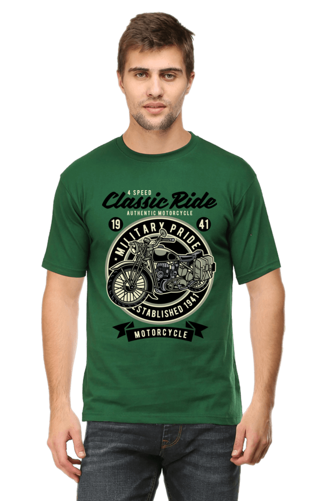 Bike Quote Round Neck T-shirt