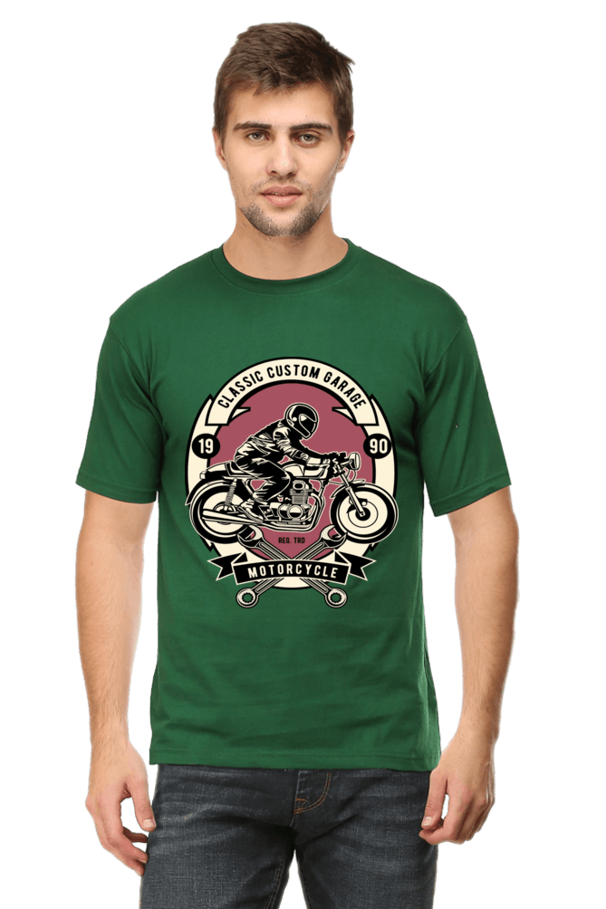 Bike Quote Round Neck T-shirt