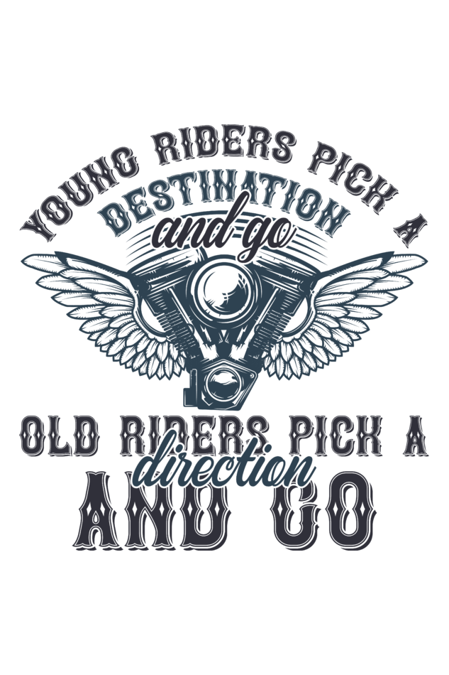 Bike Quote Round Neck T-shirt
