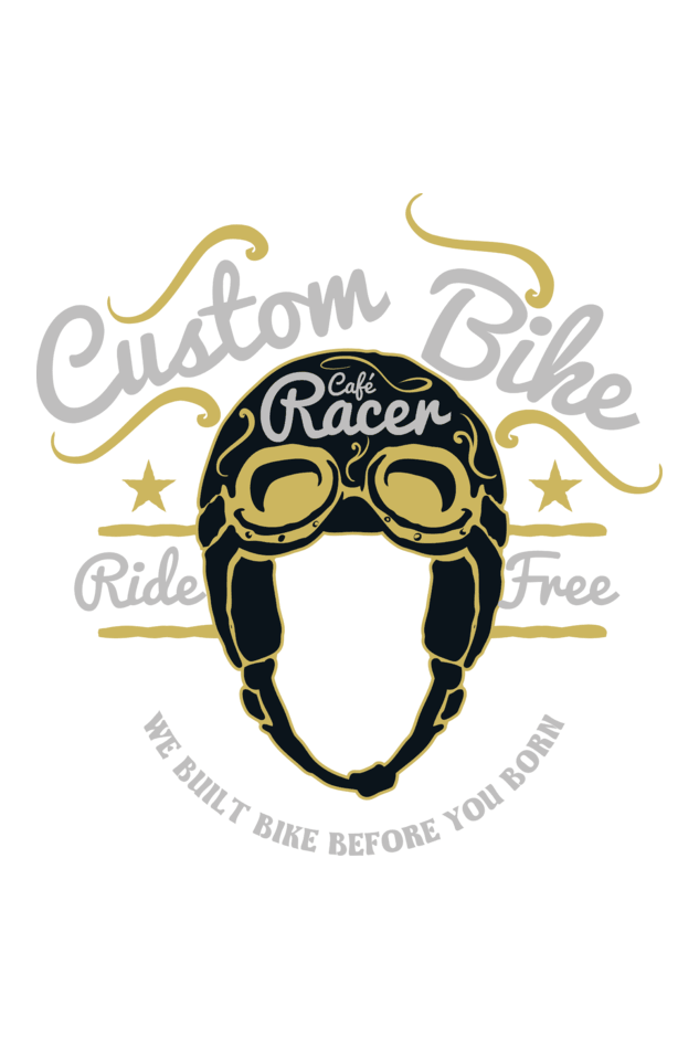 Bike Quote Round Neck T-shirt