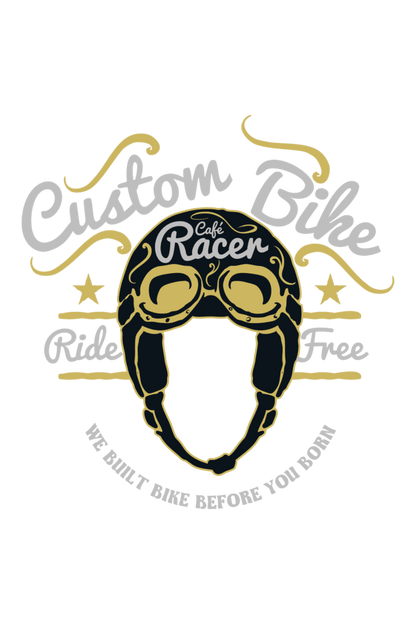 Bike Quote Round Neck T-shirt