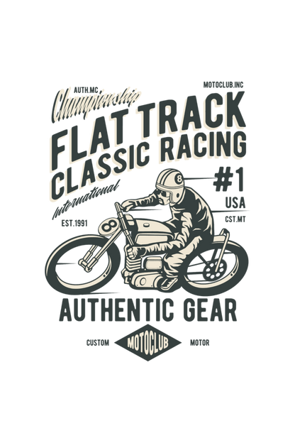 Bike Quote Round Neck T-shirt