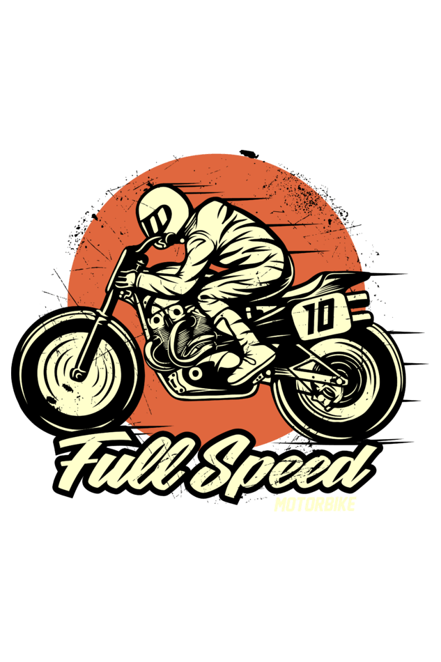 Bike Quote Round Neck T-shirt