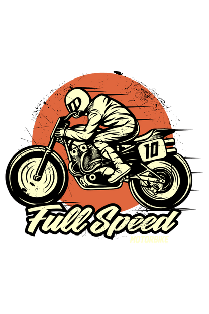 Bike Quote Round Neck T-shirt