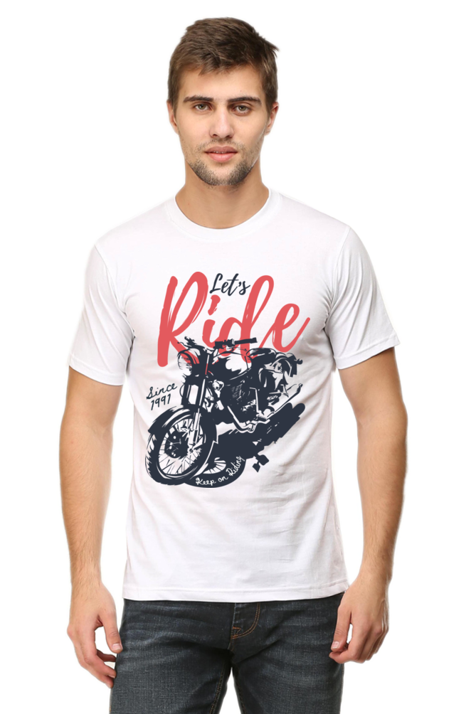 Bike Quote Round Neck T-shirt