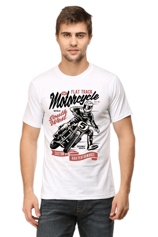 Bike Quote Round Neck T-shirt