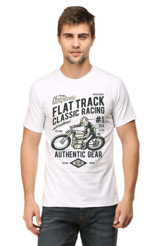 Bike Quote Round Neck T-shirt