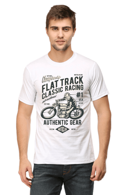 Bike Quote Round Neck T-shirt