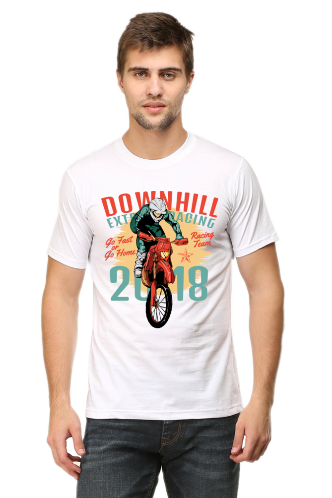 Bike Quote Round Neck T-shirt
