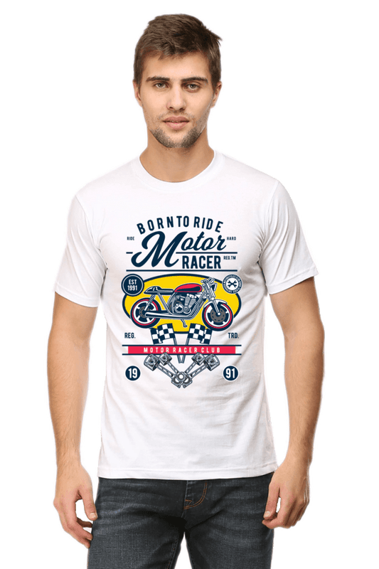 Bike Quote Round Neck T-shirt