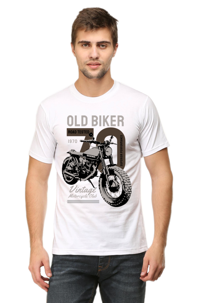 Bike Quote Round Neck T-shirt