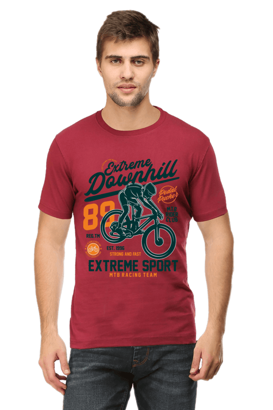 Bike Quote Round Neck T-shirt