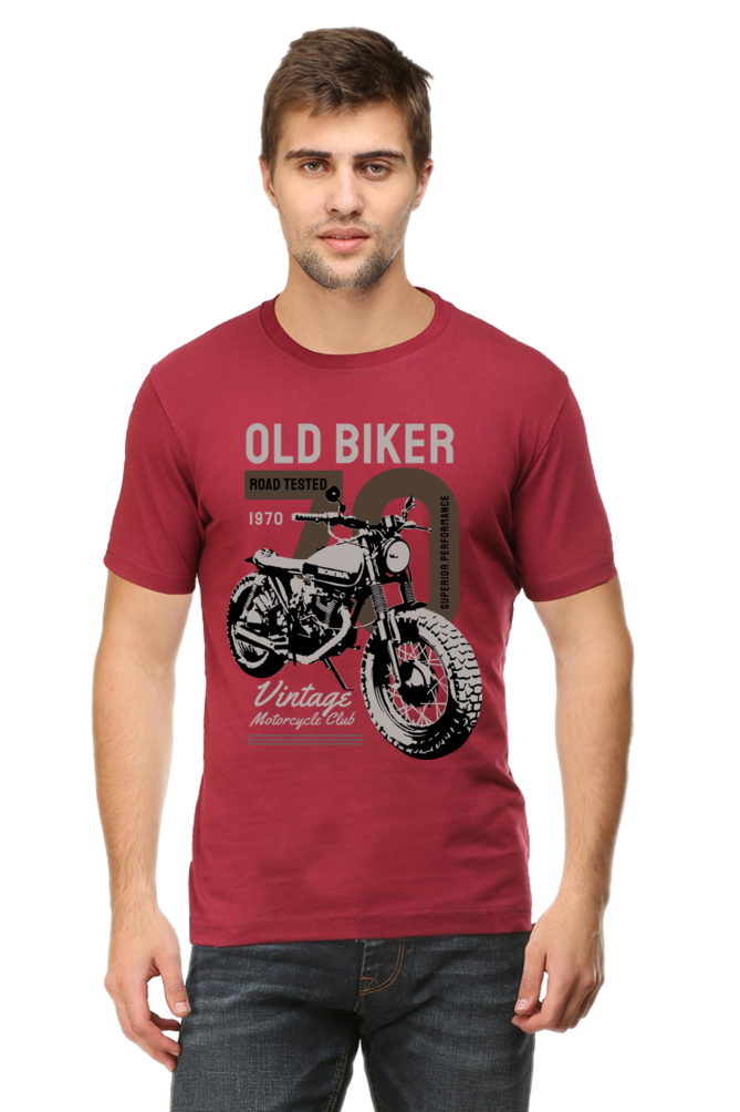 Bike Quote Round Neck T-shirt