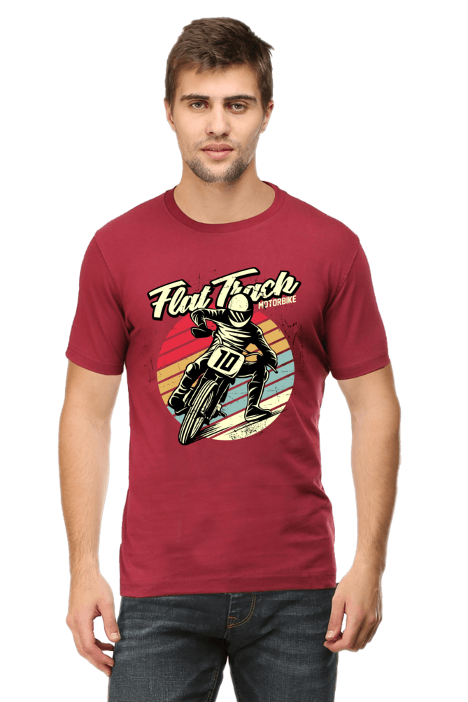 Bike Quote Round Neck T-shirt