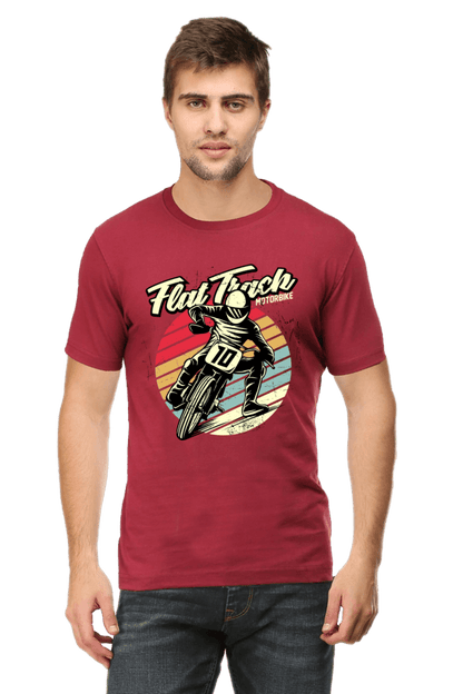 Bike Quote Round Neck T-shirt