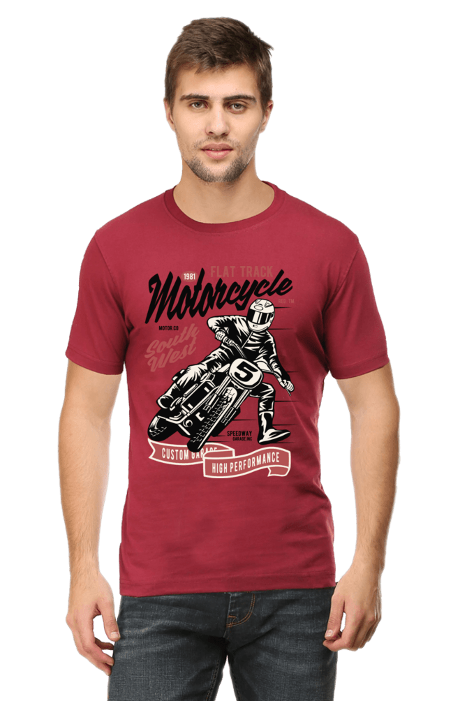Bike Quote Round Neck T-shirt