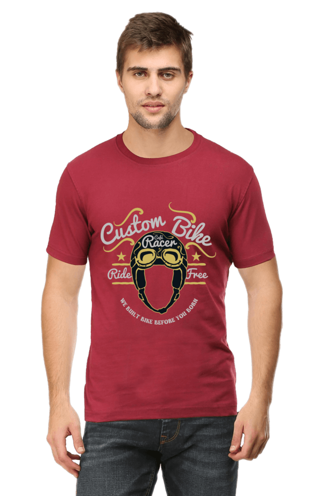 Bike Quote Round Neck T-shirt