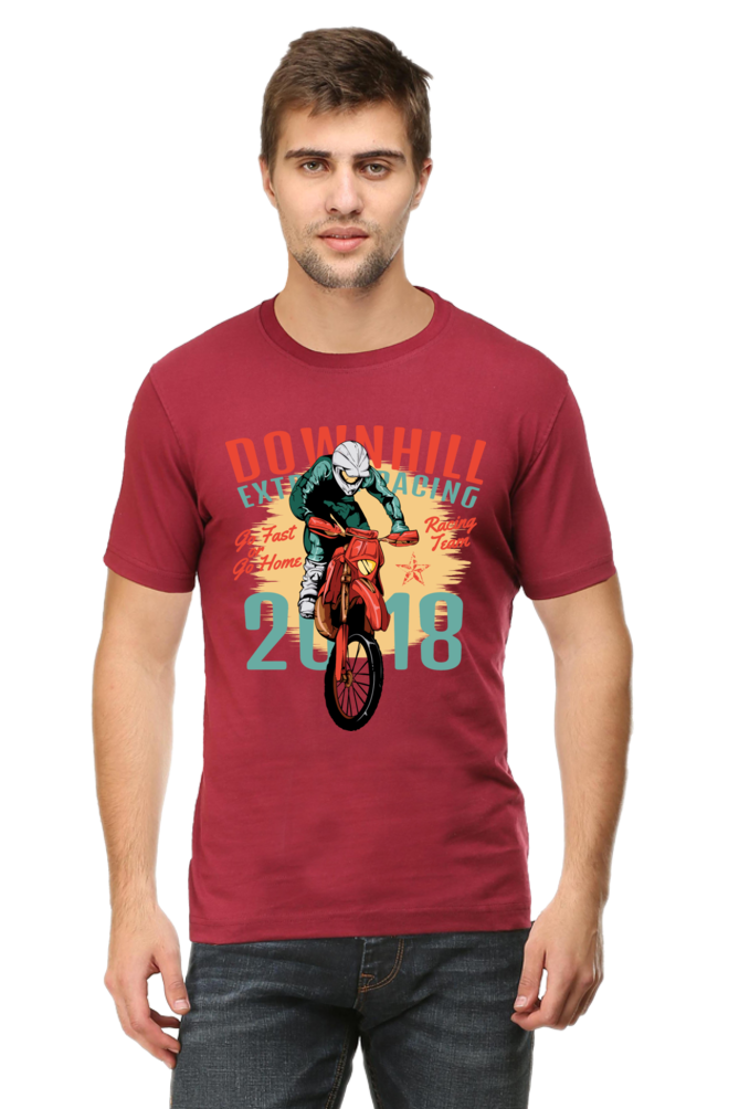 Bike Quote Round Neck T-shirt