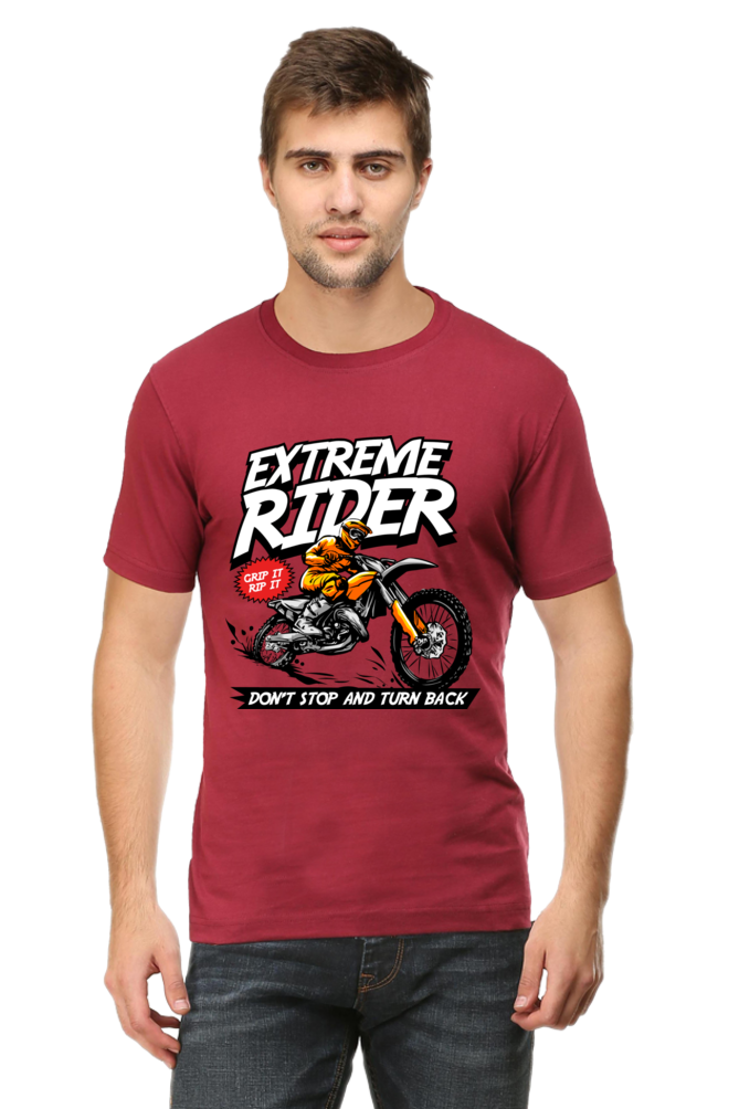 Bike Quote Round Neck T-shirt