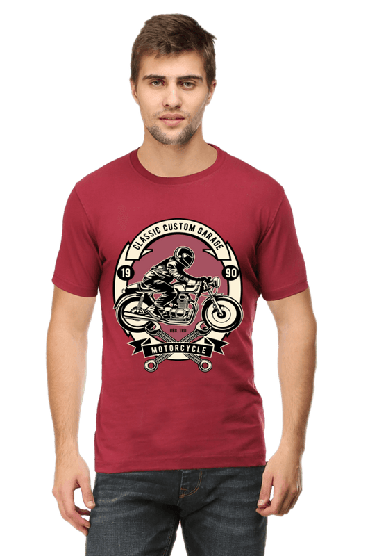 Bike Quote Round Neck T-shirt