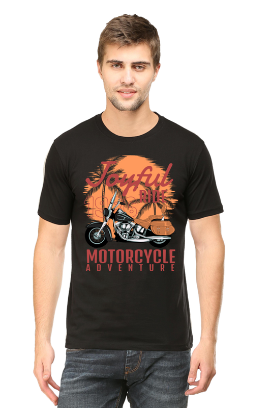 Bike Quote Round Neck T-shirt